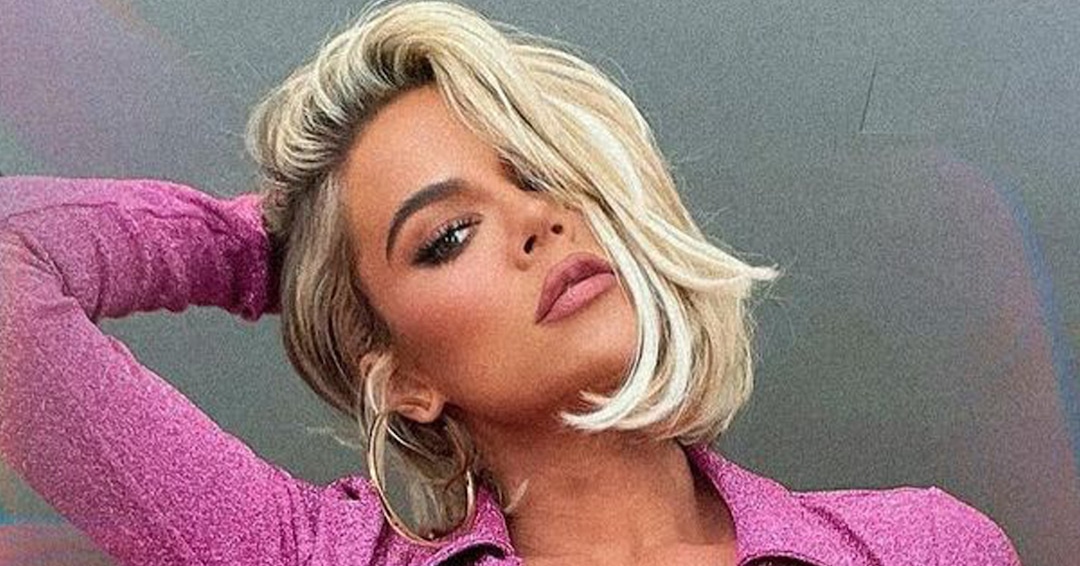 Khloe Kardashian Shows Off Her Abs In Sparkling Bikini Pic